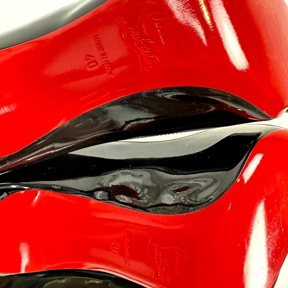 CHRISTIAN LOUBOUTIN Pigalle Follies Pointed Toe Pump Size in Black 10US / 40EU - Picture 9 of 16